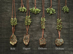 Green Whisper——Natural Citrine and Peridot Crystal Necklace