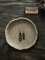 Noir Cat——Vintage Purple Black Cat Earrings