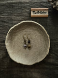 Violet Vase——Violet Ceramic Earrings