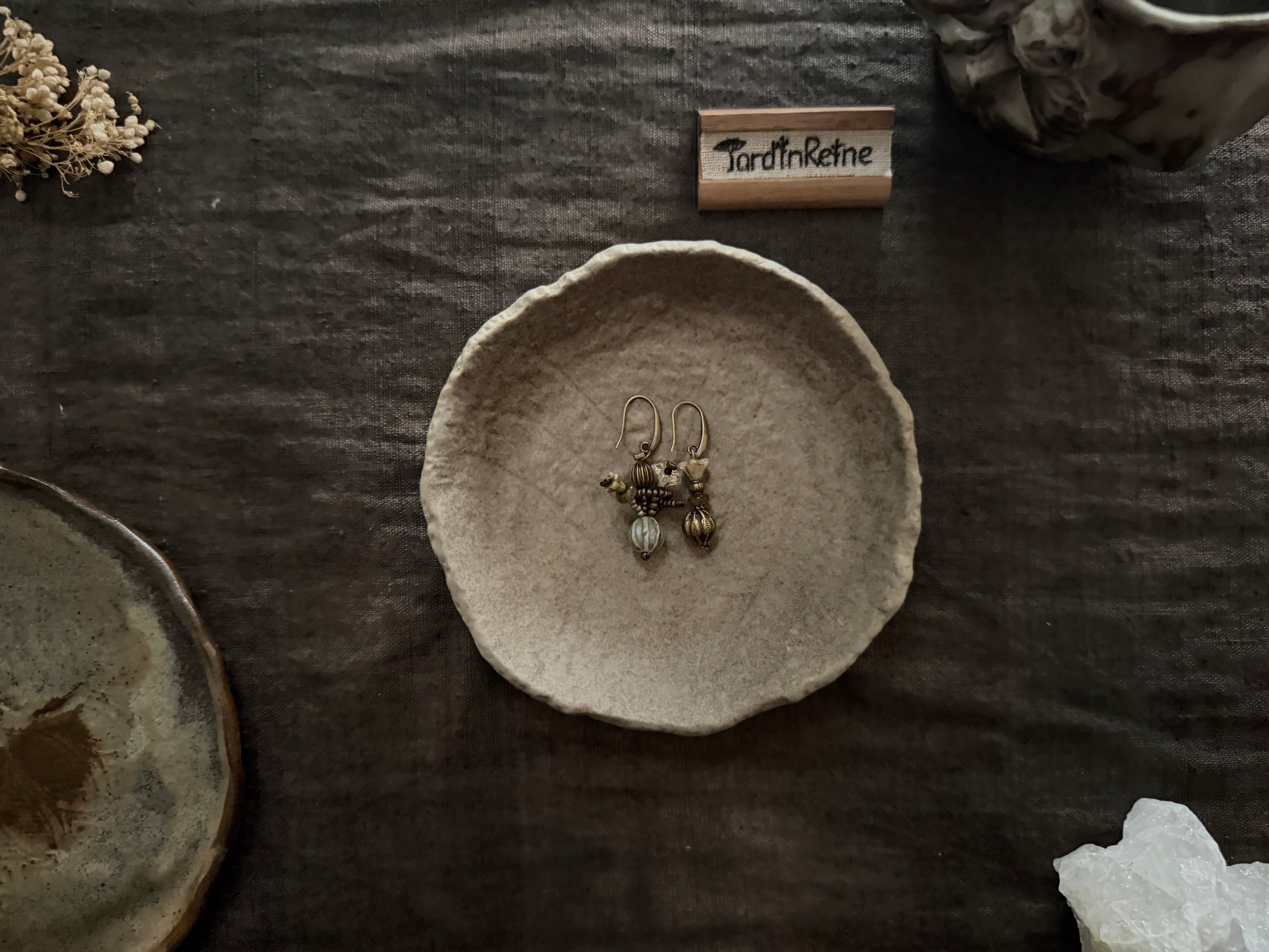 Verdant Bouquet——Ceramic Flower vase Earrings
