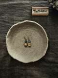 Nocturne Maze——Sapphire Blue Brass Earrings