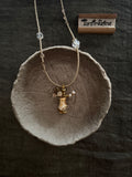 Sunlight——Yellow Glazed Glass Vase Vintage Necklace